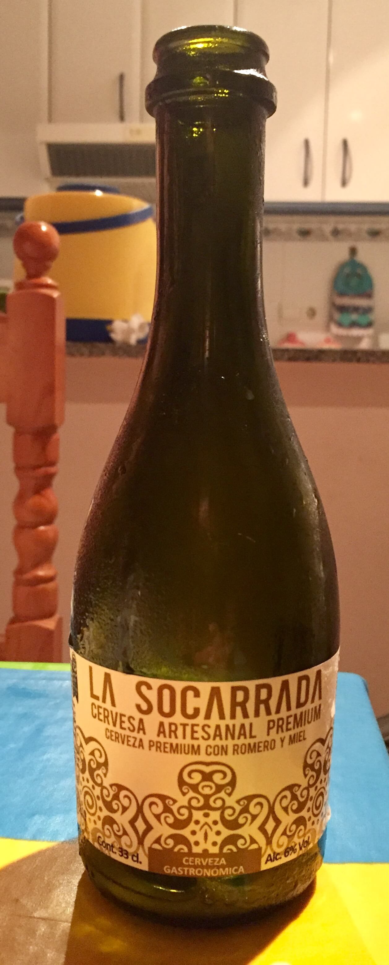 cerveza artesanal la socarrada-premium romero miel