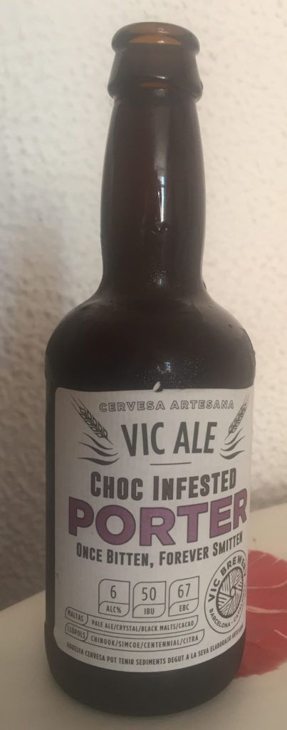 cerveza artesanal vic ale choc infested porter