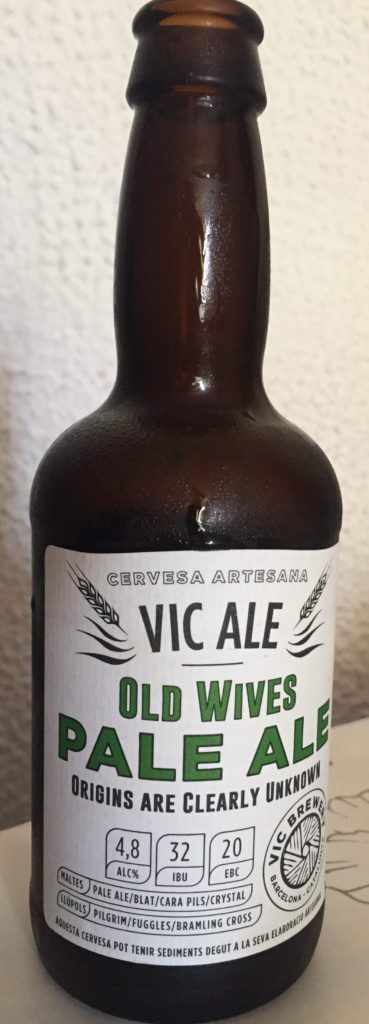 cerveza artesanal vic ale old wives pale ale