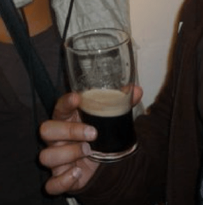 vaso cerveza guinness
